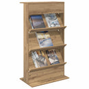 vidaXL Magazin állvány Artisan tölgy 70 x 41 x 126 cm Faanyag
