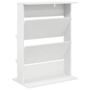 vidaXL Magazin állvány Fehér 70 x 41 x 96 cm Szerelt Fa