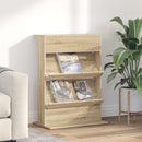 vidaXL Magazin állvány Sonoma tölgy 70 x 41 x 96 cm Szerelt Fa