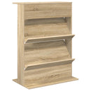vidaXL Magazin állvány Sonoma tölgy 70 x 41 x 96 cm Szerelt Fa