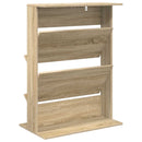 vidaXL Magazin állvány Sonoma tölgy 70 x 41 x 96 cm Szerelt Fa