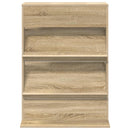 vidaXL Magazin állvány Sonoma tölgy 70 x 41 x 96 cm Szerelt Fa