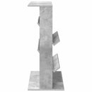 vidaXL Magazin állvány polcokkal Beton Szürke 70 x 41 x 96 cm Faanyag