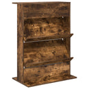 vidaXL Magazin állvány Füstölt tölgy 70 x 41 x 96 cm Szerelt Fa