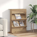 vidaXL Magazin állvány Artisan tölgy 70 x 41 x 96 cm Szerelt Fa