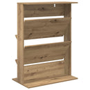 vidaXL Magazin állvány Artisan tölgy 70 x 41 x 96 cm Szerelt Fa
