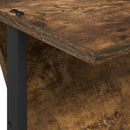 vidaXL Magazin állvány Füstölt tölgy 68 x 40 x 123.5 cm Szerelt Fa