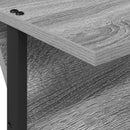 vidaXL Magazin állvány Szürke Sonoma 68 x 40 x 123.5 cm Szerelt Fa