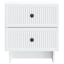 vidaXL Éjjeliszekrény 2 db Fehér 43 x 34,5 x 47,5 cm Szerelt Fa