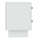 vidaXL Éjjeliszekrény 2 db Fehér 43 x 34,5 x 47,5 cm Szerelt Fa