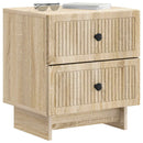 vidaXL Éjjeliszekrény Sonoma Tölgy 43 x 34,5 x 47,5 cm Szerelt Fa