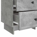 vidaXL Éjjeliszekrény 2 pcs Betonszürke 43 x 34,5 x 47,5 cm Szerelt Fa