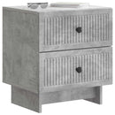 vidaXL Éjjeliszekrény 2 pcs Betonszürke 43 x 34,5 x 47,5 cm Szerelt Fa