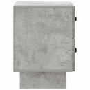 vidaXL Éjjeliszekrény 2 pcs Betonszürke 43 x 34,5 x 47,5 cm Szerelt Fa