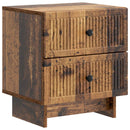 vidaXL Éjjeliszekrény fiókkal Antik Fa 43 x 34,5 x 47,5 cm Szerelt Fa