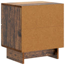 vidaXL Éjjeliszekrény fiókkal Antik Fa 43 x 34,5 x 47,5 cm Szerelt Fa