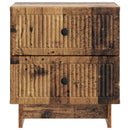 vidaXL Éjjeliszekrény fiókkal Antik Fa 43 x 34,5 x 47,5 cm Szerelt Fa