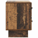 vidaXL Éjjeliszekrény fiókkal Antik Fa 43 x 34,5 x 47,5 cm Szerelt Fa