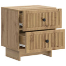 vidaXL Éjjeliszekrény fiókkal 2 pcs Kézműves Tölgy 43 x 34,5 x 47,5 cm