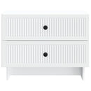 vidaXL Éjjeliszekrény fiókkal Fehér 62 x 34,5 x 47,5 cm Szerelt Fa