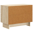 vidaXL Éjjeliszekrény Sonoma Tölgy 62 x 34,5 x 47,5 cm Szerelt Fa