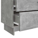 vidaXL Éjjeliszekrény Betonszürke 62 x 34,5 x 47,5 cm Szerelt Fa