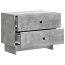 vidaXL Éjjeliszekrény Betonszürke 62 x 34,5 x 47,5 cm Szerelt Fa