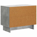 vidaXL Éjjeliszekrény Betonszürke 62 x 34,5 x 47,5 cm Szerelt Fa