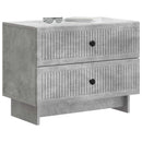 vidaXL Éjjeliszekrény Betonszürke 62 x 34,5 x 47,5 cm Szerelt Fa