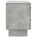 vidaXL Éjjeliszekrény Betonszürke 62 x 34,5 x 47,5 cm Szerelt Fa