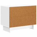 vidaXL Éjjeliszekrény Magasfényű Fehér 62 x 34,5 x 47,5 cm Szerelt Fa