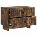 vidaXL Éjjeliszekrény Füstös Tölgy 62 x 34,5 x 47,5 cm Szerelt Fa