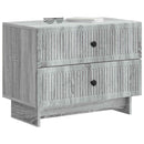 vidaXL Éjjeliszekrény Szürke Sonoma 62 x 34,5 x 47,5 cm Szerelt Fa