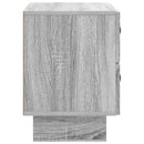 vidaXL Éjjeliszekrény Szürke Sonoma 62 x 34,5 x 47,5 cm Szerelt Fa