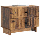vidaXL Éjjeliszekrény fiókkal Antik Fa 62 x 34,5 x 47,5 cm Szerelt Fa