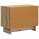 vidaXL Éjjeliszekrény Kézműves Tölgy 62 x 34,5 x 47,5 cm Szerelt Fa