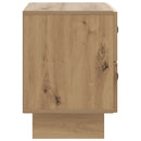 vidaXL Éjjeliszekrény Kézműves Tölgy 62 x 34,5 x 47,5 cm Szerelt Fa