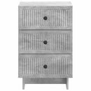 vidaXL Éjjeliszekrény fiókkal Betonszürke 43 x 41 x 66,5 cm Szerelt Fa