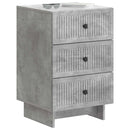 vidaXL Éjjeliszekrény fiókkal Betonszürke 43 x 41 x 66,5 cm Szerelt Fa