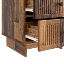 vidaXL Éjjeliszekrény fiókkal Antik Fa 43 x 41 x 66,5 cm Szerelt Fa