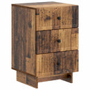 vidaXL Éjjeliszekrény fiókkal Antik Fa 43 x 41 x 66,5 cm Szerelt Fa