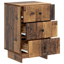 vidaXL Éjjeliszekrény fiókkal Antik Fa 43 x 41 x 66,5 cm Szerelt Fa