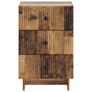 vidaXL Éjjeliszekrény fiókkal Antik Fa 43 x 41 x 66,5 cm Szerelt Fa