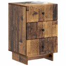 vidaXL Éjjeliszekrény fiókkal Antik Fa 43 x 41 x 66,5 cm Szerelt Fa