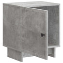 vidaXL Éjjeliszekrény Betonszürke 43 x 34,5 x 50 cm Szerelt Fa