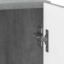 vidaXL Éjjeliszekrény 2 pcs Betonszürke 43 x 34,5 x 50 cm Szerelt Fa