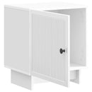 vidaXL Éjjeliszekrény 2 pcs Magasfényű Fehér 43 x 34,5 x 50 cm