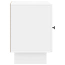 vidaXL Éjjeliszekrény 2 pcs Magasfényű Fehér 43 x 34,5 x 50 cm