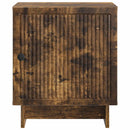 vidaXL Éjjeliszekrény Füstös Tölgy 43 x 34,5 x 50 cm Szerelt Fa