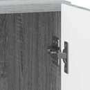 vidaXL Éjjeliszekrény 2 pcs Szürke Sonoma 43 x 34,5 x 50 cm Szerelt Fa